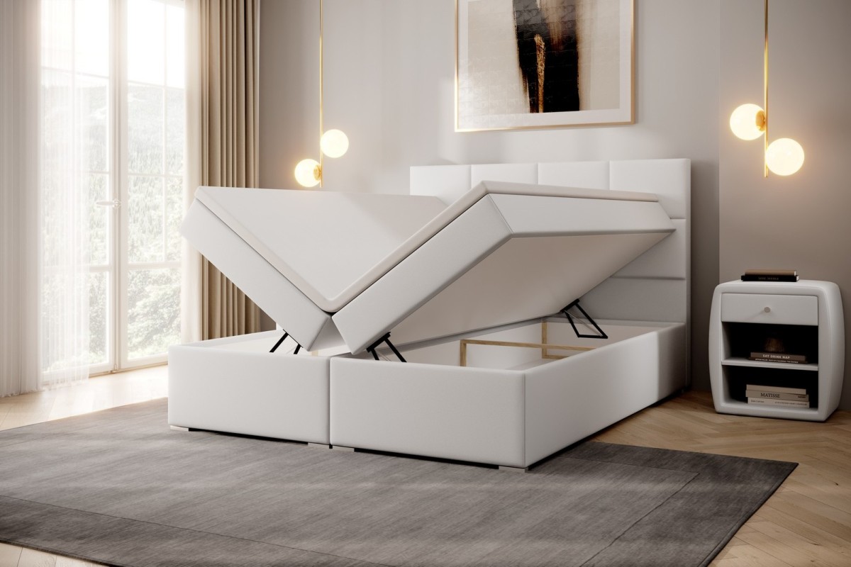 Łóżko kontynentalne 180x200 z materacem