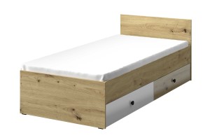 Łóżko 90x200 z szufladami ONYX1177