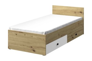 Łóżko 90x200 z szufladami ONYX1177
