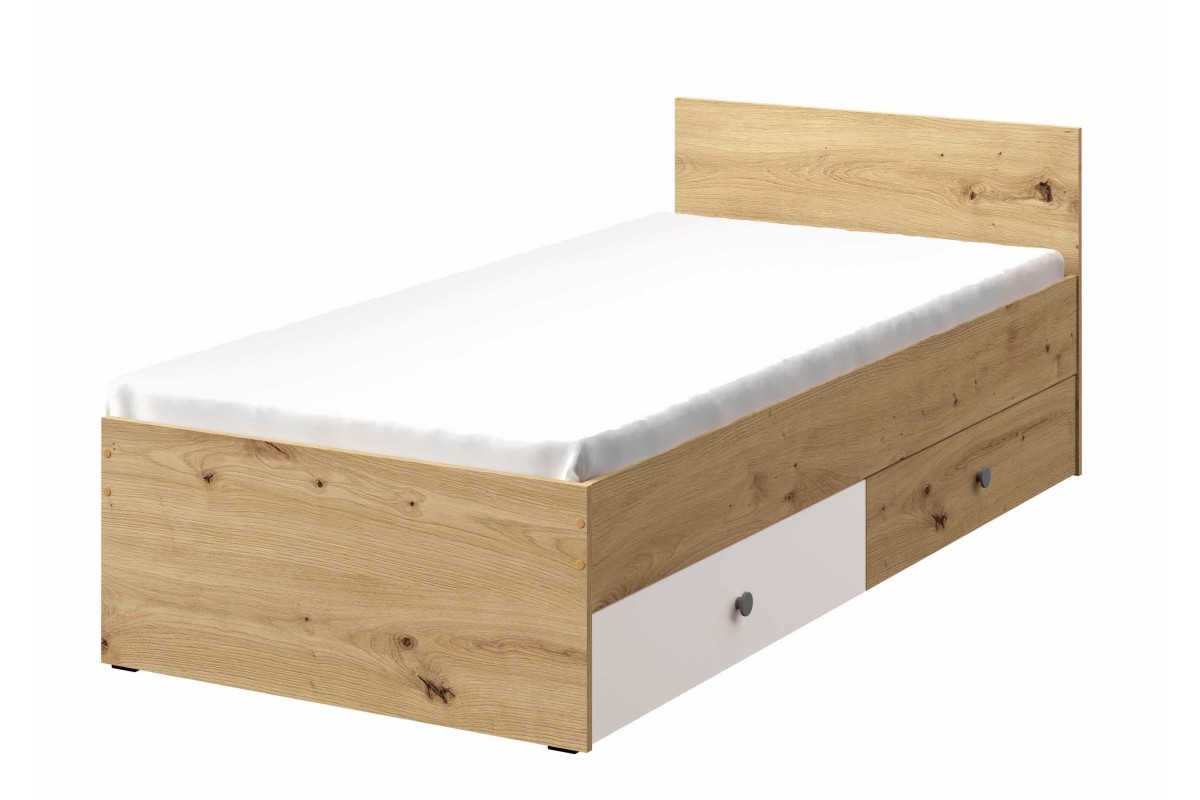 Łóżko 90x200 z szufladami ONYX1177