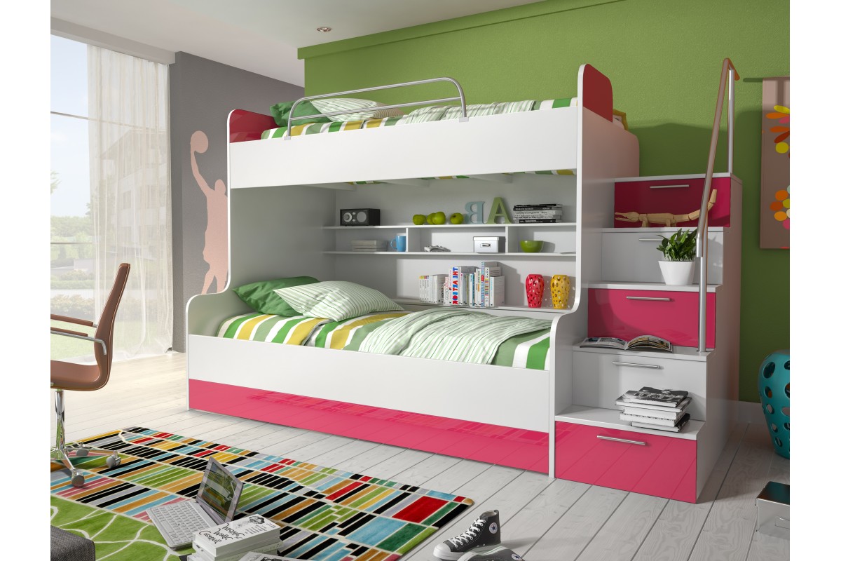 Łóżko piętrowe dla dziewczynek