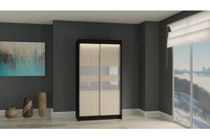 Dwudrzwiowa szafa przesuwna szerokość 120