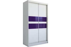 Biała szafa przesuwna PORTO 150